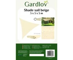 Sunshade sail 3x3x3 beige Gardlov 23146