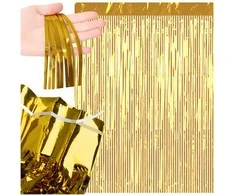Decorative curtain 2x1m auksinis Ruhhy 26173