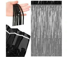 Decorative curtain 2x1m juodas Ruhhy 26172
