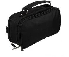 Double extendable pencil case - juodas Maaleo 24516