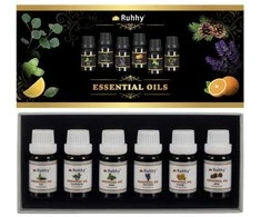 Drėkintuvas Kvapieji aliejai - 6 vnt. rinkinys, 10 ml, Ruhhy 21939