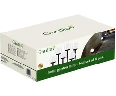 Gardlov Saulės sodo šviestuvas - rutulinis, rinkinyje 6 vnt. 23562