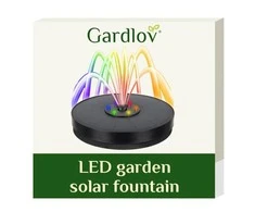 Gardlov Saules sodo led fontanas