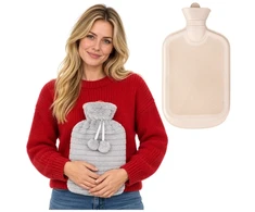 Rubber hot water bottle in a cover 2000ml Ruhhy