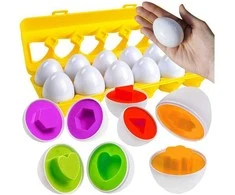 Dėlionė Iso Trade Puzzle - eggs set of 12 pcs. 26653