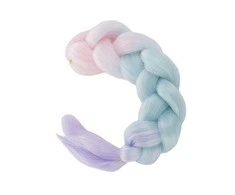 Sintetinės plaukų ombre pynės rožinės/ni/f w10341