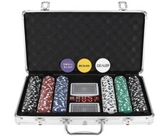 Iso Trade Pokeris – 300 žetonų rinkinys HQ lagamine