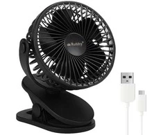 Ventiliatorius Juodas cordless fan Ruhhy 25567