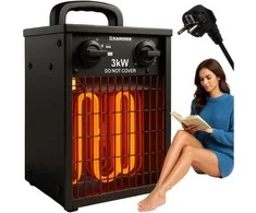 Elektrinis šildytuvas Kaminer 3000W, IPX4