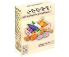 Kruzzel Medinių vaisių ir daržovių pjaustymo lentelių rinkinys Z23543