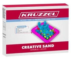 Kruzzel Kūrybinis smėlis - smėlio dėžė + formelės 22712