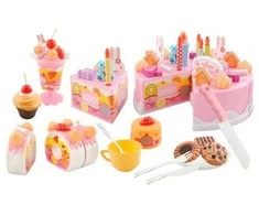Kruzzel PIECES Gimtadienio tortas - rinkinys 75 dalys.22382