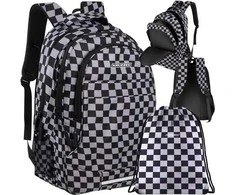 Backpack 22L - checkerboard Kruzzel 24530