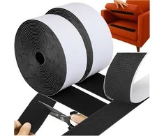 Self-adhesive Velcro tape 5mx5cm juodas Ruhhy 25806