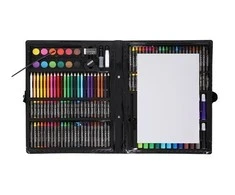 Blackmoon Maaleo Tapybos rinkinys lagamine, 168 vnt, juodas