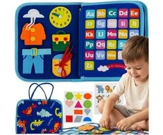 Edukacinė sensorinė knyga Kruzzel Montessori