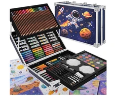 Dėlionė Painting set in a suitcase - Maaleo astronaut