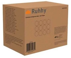 Permatomi žaisliukai - 12 vnt. rinkinys Ruhhy 20508