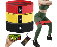 Set of exercise rubber mats - 3 pcs Trizand 25878