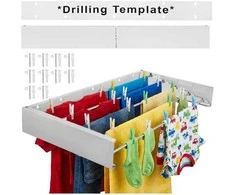 Ruhhy 80cm wall-mounted clothes dryer