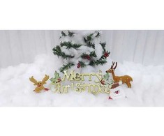 Ruhhy Artificial Snow Loose Decorative Fluff for Christmas Decorations 1kg