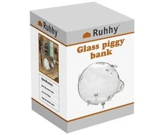 Piggy bank - glass piggy Ruhhy 22588