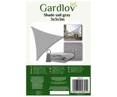 Sunshade sail 3x3x3m pilka Gardlov 23147