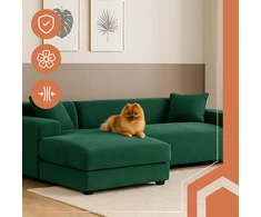 Sofa cover 190-230cm dark žalias Ruhhy 26183