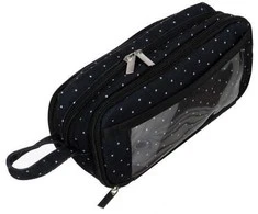 Triple foldable pencil case - juodas Maaleo 24511