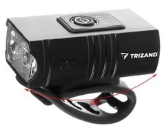 Trizand 4T6 USB dviračio žibintas + galinis žibintas 23677