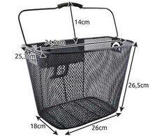 Trizand Metal bike basket 23557