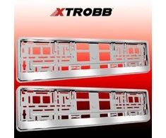 License plate frame 2 pcs Xtrobb 22048