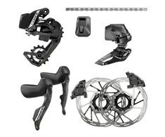 Pavarų grupė SRAM Force AXS 2X E1 Electronic HRD groupset (Left Right Shift/Hyd ED FM, Chain Force 114l, RD 36T wbatt, FrontDer wbatt, Paceline A2 CL 160mm,USB-C Charger,QuickStart Guide)