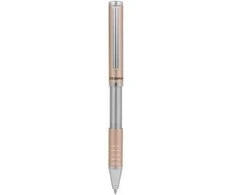 10082 Ballpoint pen "SL-F1", mėlynas, 0,24 mm, telescopic, metal, powder pink barrel, ZEBRA