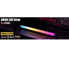 1St Cool 1stCOOL AURA EVO ARGB LED, SATA, 28 cm, juodas