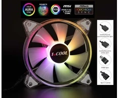 1st Cool Wentylator 1stCOOL AURA EVO F12 ARGB (F12-AURA-EVO-CR)