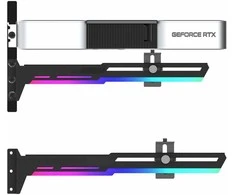 1st Cool 1stCOOL 1stCool GPU palaikymas ARGB metalinis laikiklis, juodas