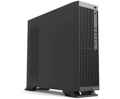 1St Cool 1stCOOL COMPACT 2 korpusas, Micro Tower, AU, USB 3.0, USB-C, CR, 1x 60 mm ventiliatorius, juodas