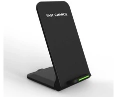 1st Cool Įkroviklis 1stCOOL 1stCOOL belaidis QI įkroviklis H18, sulankstomas stovas, USB-C, juodas