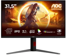 Žaidimų monitorius AOC U32G4U, 31.5" 4K UHD (3840x2160) Fast IPS, 160Hz, 1ms, HDR, USB-C