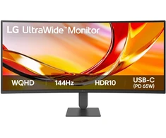 Monitorius LG 34U640B-B.AEU 34 colių WQHD VA UltraWide 21:9 144Hz lenktas ekranas HDMI DP