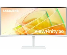 Monitorius Samsung ViewFinity S6 S65TC LS34C650TAUXEN, 34", VA, 21:9, 100 Hz, 5 ms, 3440 x 1440, 350 cd/m²