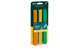 3Doodler Start Filament Eko | 2.5mm | 75 vnt | 3 spalvų Tangerine Tang/ Lemon Zest/Spring Žalias