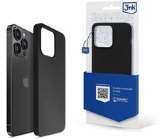 3MK Silicone Dėklas Apple iPhone 14 Plus / 15Plus 6.7″ juodos spalvos