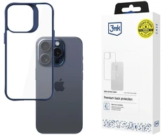 3mk Satin Armor Case+ Mėlyna Apple iPhone 15 Pro Max - dėklas telefonui baltos spalvos