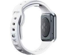 3MK silikoninis laikrodžio dirželis balta/whitedla Apple Watch 42/44/45/49mm