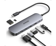 7in1 Anker 100W docking station 2xUSB-C, 2xUSB, 1xHDMI, SD/Micro SD