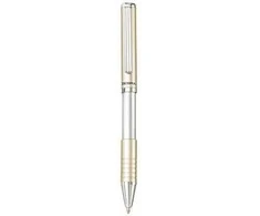 82407-24 Ballpoint pen "SL-F1", mėlynas, 0,24 mm, telescopic, metal, champagne barrel, ZEBRA