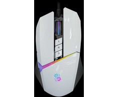 A4tech Bloody Pelė W60 Max aktyvuota, apšviesta žaidimų pelė, 12000 DPI, USB, balta