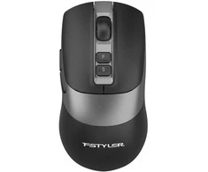 Pelė A4Tech FB50C Plus FStyler, belaidė pelė biurowa, BT+2,4GHz, juoda